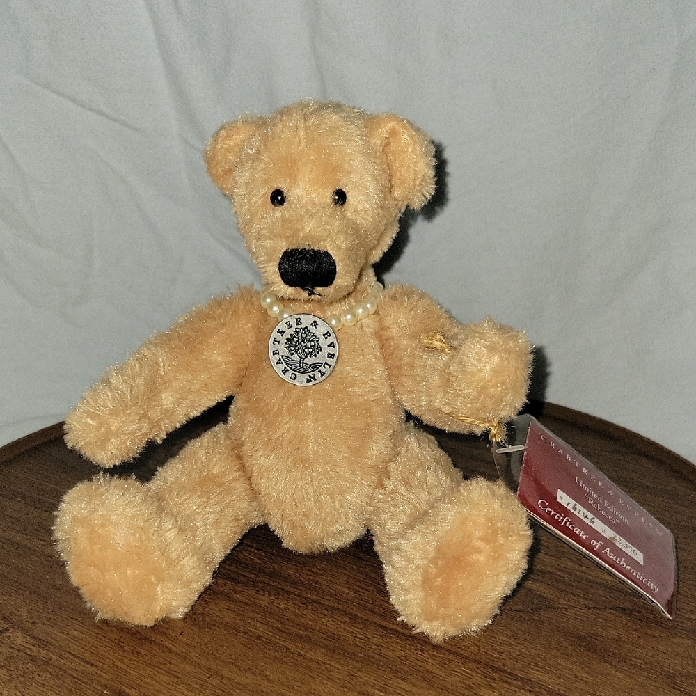 Crabtree & Evelyn Limited Edition Rebecca Jointed Bear Mint Condition
